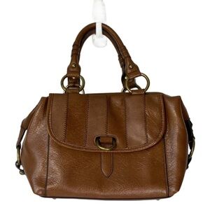 Vintage Frye Brown Leather Satchel